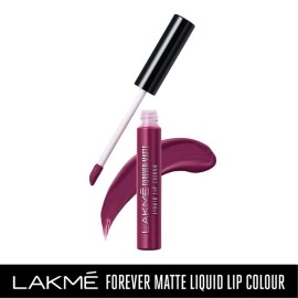 LAKM Forever Matte Liquid Lip Colour, Wine Glow, 5.6 ml