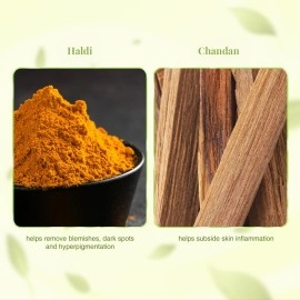 VLCC Ayurveda Skin Brightening Haldi & Chandan Face Wash (100ml) Pack of 3,300ml