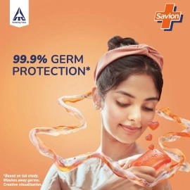 Savlon Glycerin Germ Protection Bathing Soap Bar, 125g (Pack of 5)
