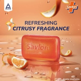 Savlon Glycerin Germ Protection Bathing Soap Bar, 125g (Pack of 5)