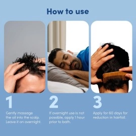 Man Matters Hair Oil With Rosemary, Onion, Bhringraj, Shikkai, Brahmi & Amla Oils | Reduces Hair Breakage, Nourishes Hair & Protects Shine | 100ml