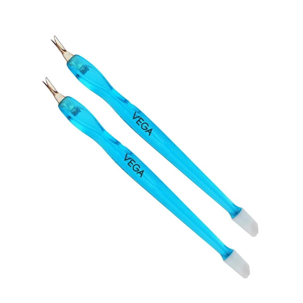 VEGA Cutical Trimmer & Pusher, Red (Pack of 2)