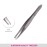 VEGA Tweezer, Silver (Pack of 2)