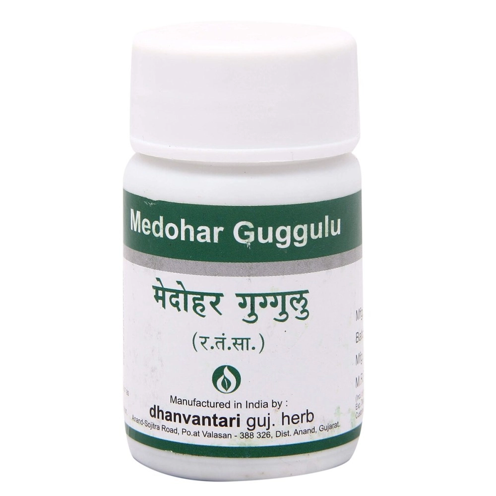Dhanvantari Medohar Guggulu - 60 Tablets (Pack of 4)