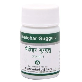 Dhanvantari Medohar Guggulu - 60 Tablets (Pack of 4)