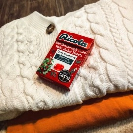 Ricola Tasty Cranberry Swiss Herb Lozenges Sugar Free Candy - 4 Pack, 4 x 45 g