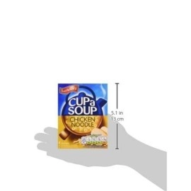 Batchelor\'s Cup A Soup 4 Sachets - Chicken Noodle - 2 Pack, 2 x 94 g