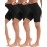 INNERSY Women\'s Slip Shorts for Under Dresses High Waisted Summer Shorts 3-Pack(Black,Large)