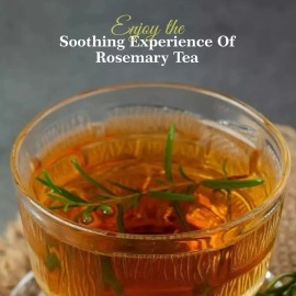 YOGAFY- Dried Rosemary Tea - 100gm || HAIR GROWTH, TEA & SEASONING || Top Grade Leaves - Caffeine - Free | Herbal Tea - Gluten Free - GMO-Free | Pet Jar Packaging