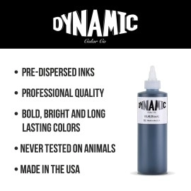 Dynamic Black Tattoo Ink Lining and Shading Tripal Black - 1oZ