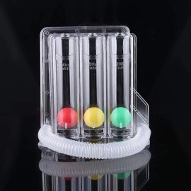 Control D Respirometer 3 Ball Lung Exerciser Respi..