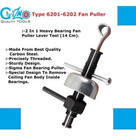 GIZMO 2 in 1 Heavy Bearing Fan Puller Lever Tool (6201 + 6202)