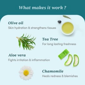 Man Matters Intimate Wash with Aloe Vera, Tea Tree for Men Anti Bacterial, Anti Itch, Anti Odour | Better Private Parts Hygiene| pH Balanced Intimate |120 ml