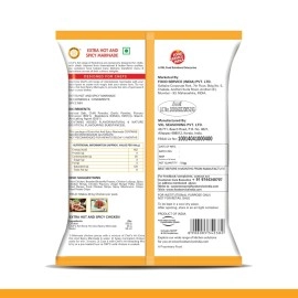 Chef\'s Art Extra Hot & Spicy Marinade Mix | Restaurant-Style Blend For Veggies & Juicy, Tender Chicken Marinade Masala | Spices For Grilling, BBQ & Roasting | No MSG - 1Kg