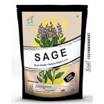 Leanbeing 100Gms Dried Sage Leaves for Tea (Whole) | Smudge Smudging | Energy Reiki | Removes Energy Blocks.