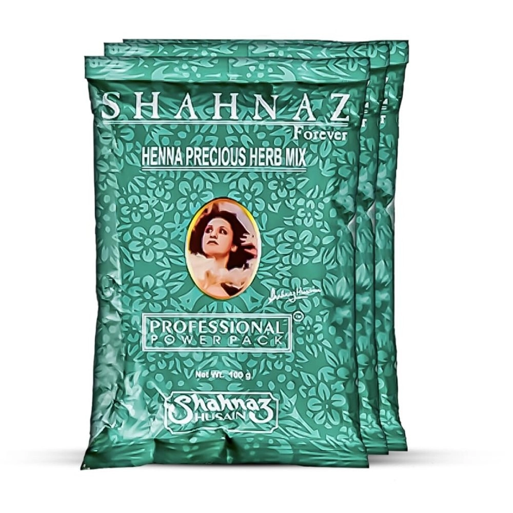 Shahnaz Husain Original Forever Henna Precious Herb Mix,3x100g