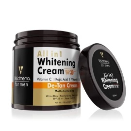 VOLAMENA WITH DEVICE All-in-1 Face Cream for Men: De-Tan Formula Vitamin C, SPF Protection, Anti-Aging & Moisturizing Benefits, 100ml - Ultimate Skincare Solution for Radiant, Youthful Skin