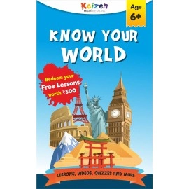 Kaizen MicroLessons Country Trump Cards - Fun and Engaging Trump Cards for Kids - Family General Knowledge Cards with QR Codes - Interactive Trump Game for 6-99 Year Olds