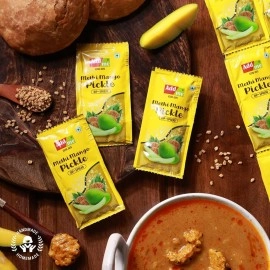 Add me Dana Aam Methi Achar - Methi mango Pickle Chutney 12gm Sachet (48 Sachet) 576 grams
