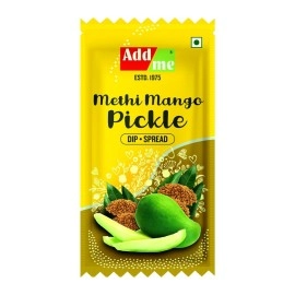 Add me Dana Aam Methi Achar - Methi mango Pickle Chutney 12gm Sachet (48 Sachet) 576 grams