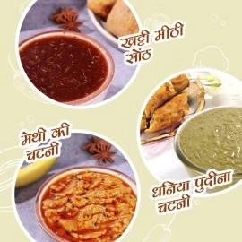 Add me 6 in 1 Chutneys Of Meethi sonth + Punjabi Garlic Chutney + Mixed Pickle + Dhania Pudina Sauce + Mango Methi Dana Pickles + Momo\'s chutney | 200-240G Each Pack of 6 Ready to eat Classic Indian