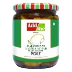 Add me Rajasthani masala aam ka achar 500gm Mango Pickle 500g Homemade keri pickles | Homemade Mango Pickle - 500g | AUthentic Indian Flavor, Tangy Spicy, Perfect f or Rice & Roti