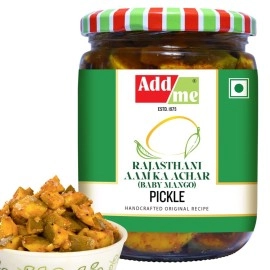 Add me Rajasthani masala aam ka achar 500gm Mango Pickle 500g Homemade keri pickles | Homemade Mango Pickle - 500g | AUthentic Indian Flavor, Tangy Spicy, Perfect f or Rice & Roti