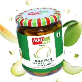 Add me Rajasthani masala aam ka achar 500gm Mango Pickle 500g Homemade keri pickles | Homemade Mango Pickle - 500g | AUthentic Indian Flavor, Tangy Spicy, Perfect f or Rice & Roti