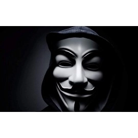 FAVELA V for Vendetta Comic Face Mask Anonymous Guy Fawkes (White) Pack of 5 Party Face mask For Mens ,Womens