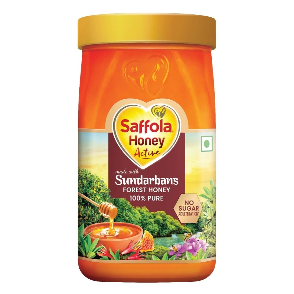 Saffola FITTIFY Honey Active, Made with Sundarban Forest Honey, 100% Pure Honey, No sugar adulteration, Natural Immunity booster, 1Kg