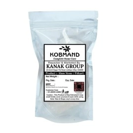 KOBMAND Natural Alum Stone [Whole Fitkari], 200 Gr..