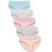 Wealurre Cotton Panties for Women Bikini Underwear Hipster Underpants Lace Briefs Pack, Cotton Panties -Light, S