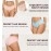 Wealurre Cotton Panties for Women Bikini Underwear Hipster Underpants Lace Briefs Pack, Cotton Panties -Light, S