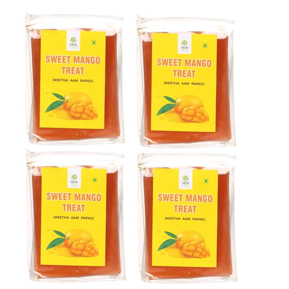 New Tree Meetha Aam Papad Pack of 4(Total Weight 480gms)