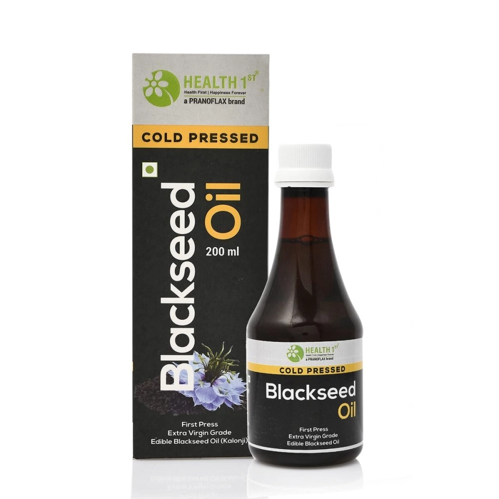 HEALTH 1st Cold Pressed Black Seed Oil (Kalonji Oil), 200 ml