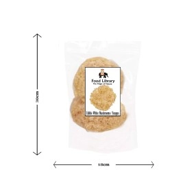 Food Library The Magic Of Nature Dried Snow Fungus Mushrooms, White Fungus, Natural , 75g | Healthy Edible Mushroom for Soups & Desserts