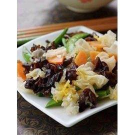 Food Library The Magic Of Nature Dried Snow Fungus Mushrooms, White Fungus, Natural , 75g | Healthy Edible Mushroom for Soups & Desserts