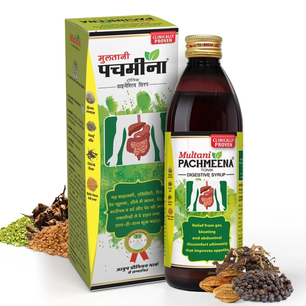 Multani Pachmeena Digestive Syrup - 300 ml (Pack of 2)