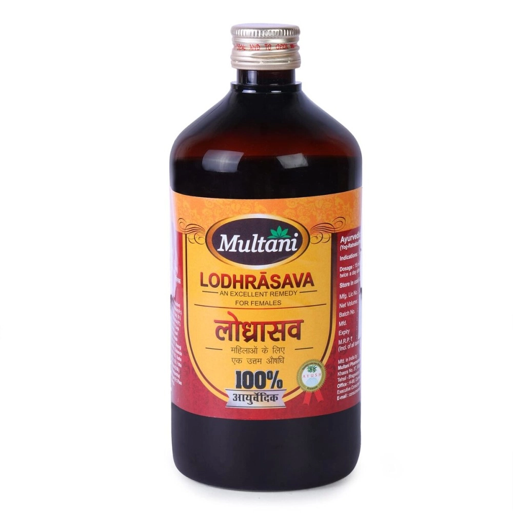 Multani Lodhrasava,Beneficial In Urinary Issues & Feminine Disorders,For Urinary Tract Infection (Uti),Digestion Issue,Cold & Cough,For Burning Urination,Dysuria & Strangury,450 Ml