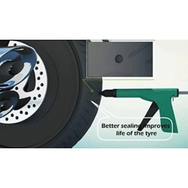 GRAND PITSTOP Tubeless Tyre Puncture Repair Kit for Motorcycle, Cars with Mushroom Plugs (15 Mushroom Plugs) (Gun Kit)