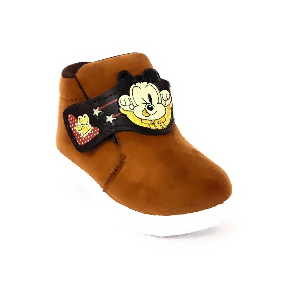 Coolz Kids Chu-Chu Sound Musical First Walking Shoes Bob Dog for Baby Boys and Baby Girls for 9-24 Months (Tan, 9_Months)