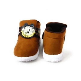 Coolz Kids Chu-Chu Sound Musical First Walking Shoes Bob Dog for Baby Boys and Baby Girls for 9-24 Months (Tan, 9_Months)