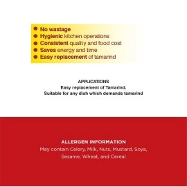 Sunbay Organic Tamarind Pulp | Ready-to-Use Tamarind Paste | No Artificial Colors | Perfect for Authentic Indian Cuisine | Enhance Flavor in Soups, Stews, and Chutneys | 1000g