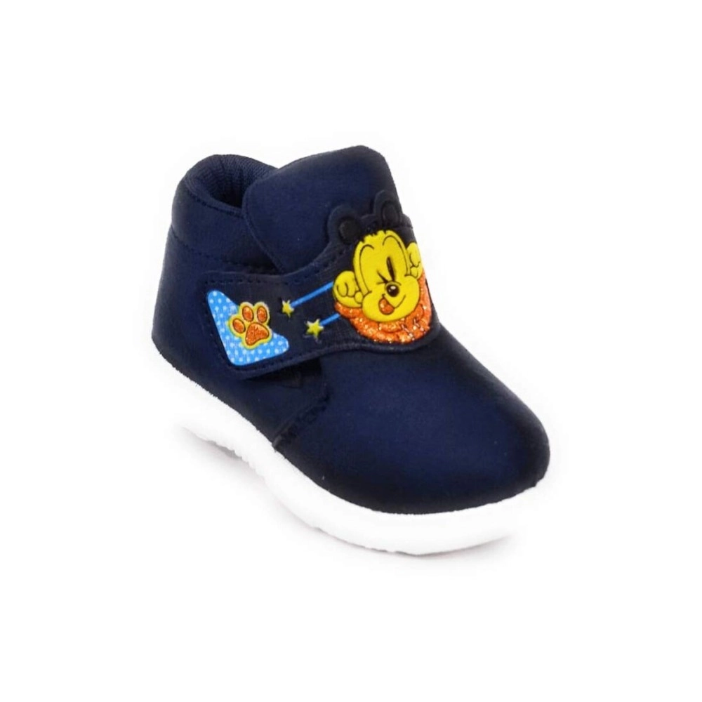 Coolz Kids Chu-Chu Sound Musical First Walking Shoes Bob Dog for Baby Boys and Baby Girls for 9-24 Months (Blue, 12_Months)