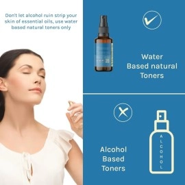 Tattvalogy Pure Witch Hazel Distillate Toner | Alcohol-Free Toner & Astringent for Face | Steam Distilled from Bark & Leaves | Tightens Pores, Controls Oil & Calms Skin | Natural Cleanser For Face