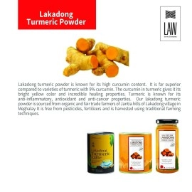looms & weaves - Lakadong Turmeric Latte Powder - 200gm