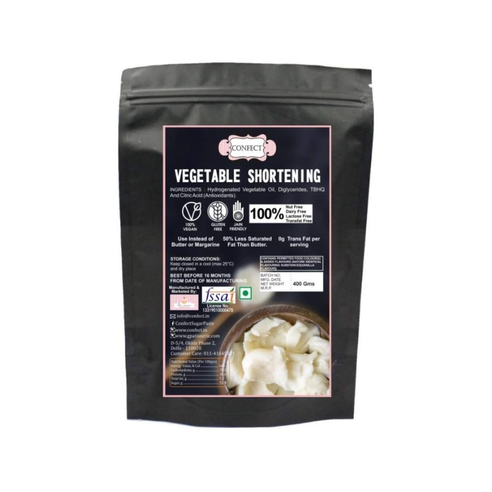 Confect Vegetable Shortening,0.4 Kilograms