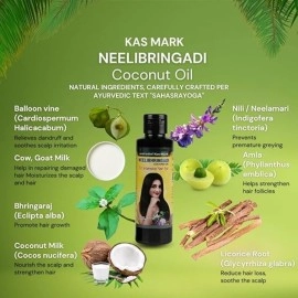 Kas Mark Neelibringadi Coconut Oil Y 200ml (pack of 2)