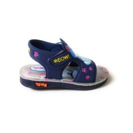 Coolz Kids Chu-Chu Sound Musical First Walking Sandals (C-06, 12-24 Months, Navy Blue)