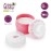 BeeBaby Premium Powder Puff with Conatiner for Baby (Pink,Pack of 1)